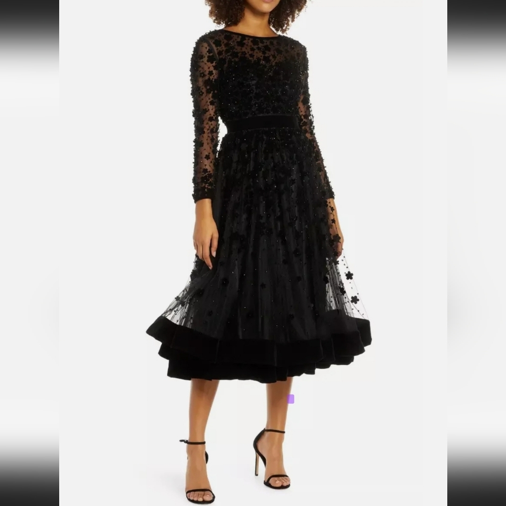 MacDuggal Elegant Black Dress